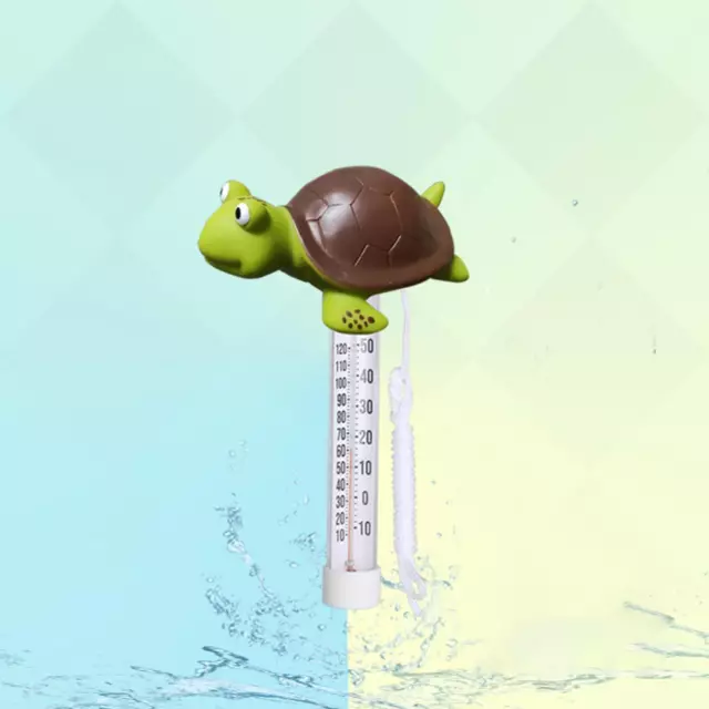 Floating Pool Thermometer Gauge Turtle Cute Easy to Read for Hot Tubs Fish Ponds