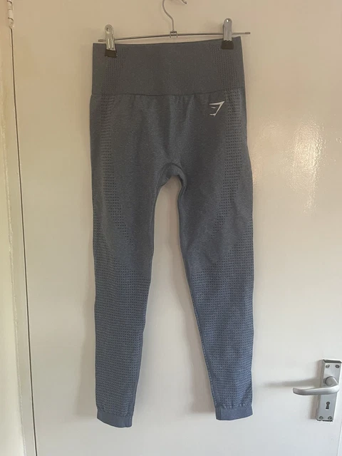 GYMSHARK WOMENS VITAL Seamless 2.0 Leggings Grey Marl Size L