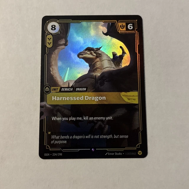 RIFTBOUND LEAGUE OF Legends - Harnessed Dragon 234/298 £2.72 - PicClick UK