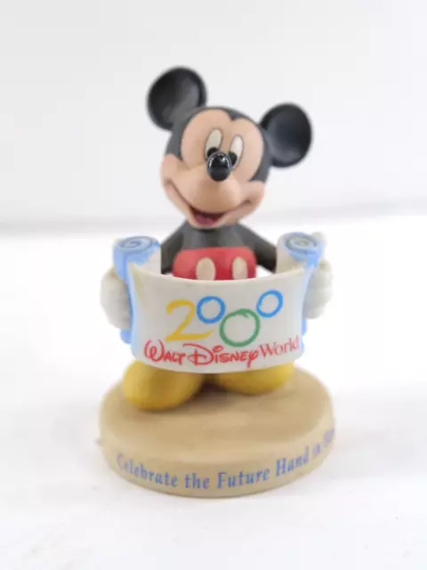 Disney Mickey Mouse Figurine 2000 World Ceramic Porcelain  The Magical Place