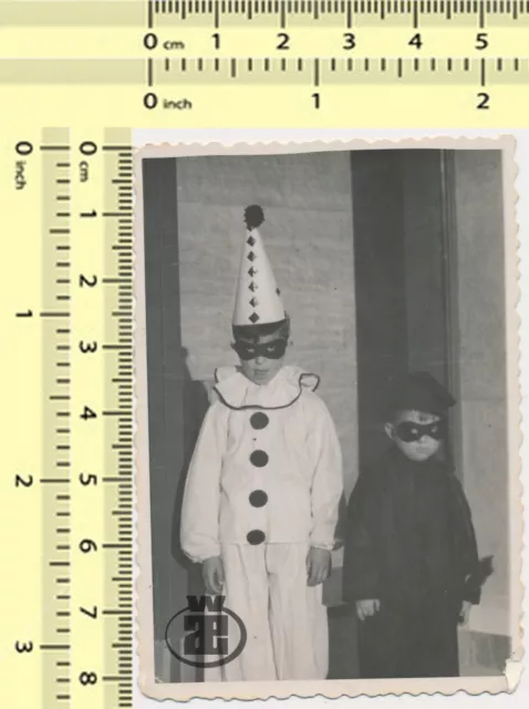 166 Kids in Costumes Party Children Boys Mask Children Halloween photo original