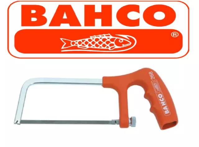 BAHCO 268 JUNIOR HACKSAW  150mm FULL HAND GRIP  PISTOL GRIP BALANCED