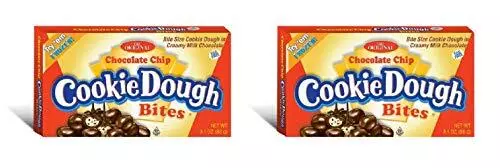 The Original Chocolate Chip Cookie Dough Bites 3.1oz Theater Box - Pack of 2 Y