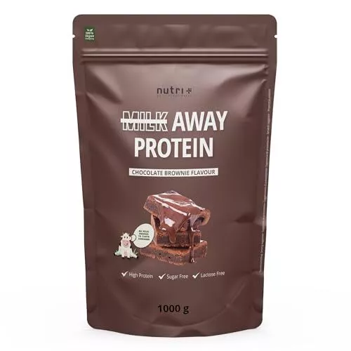 Proteína vegana en polvo BROWNIE CHOCOLATE - Milk Away proteína vegana sin soja 1 kg