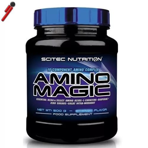 Scitec Nutrition, Amino Magic, 500 g. Pool di Aminoacidi da 10 componenti.