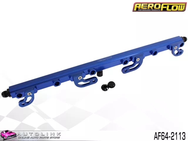 Aeroflow Billet Fuel Rail Kit Blue -Ford Fg 4.0L Inc Xr6 Turbo F6 F6E Af64-2113