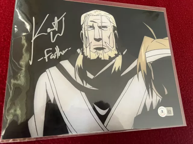 Kent Williams Anime Autograph as Father Fullmetal Alchemist 8x10 Photo  Beckett