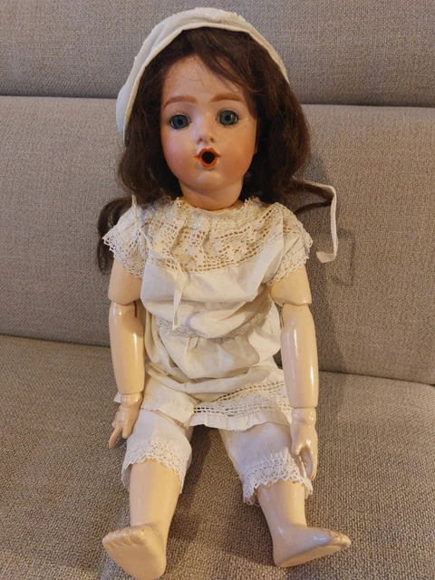 Reproduction Poupée JUMEAU Moule 1907 - 70 Cm - Tête Biscuit Porcelaine