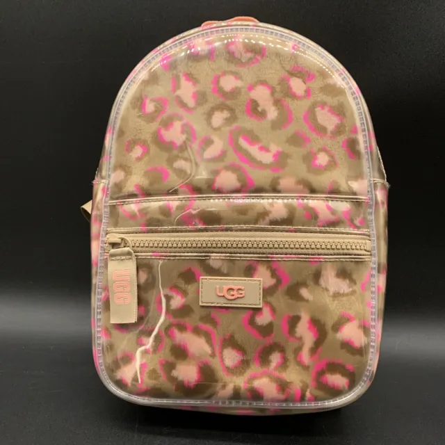New UGG Dannie II Mini Backpack Clear Starfish Pink Spotty Brown #1126834