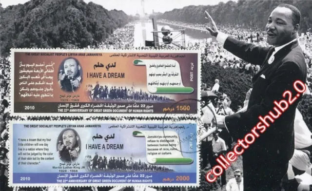 LIBYA 2010 Martin Luther King USA America Nobel Prize (maximum-card)
