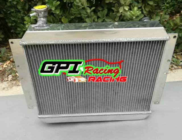 Aluminum Radiator For 1955-1960 Chevy Chevrolet Corvette 350 C1 265/283 SB V8 MT 2