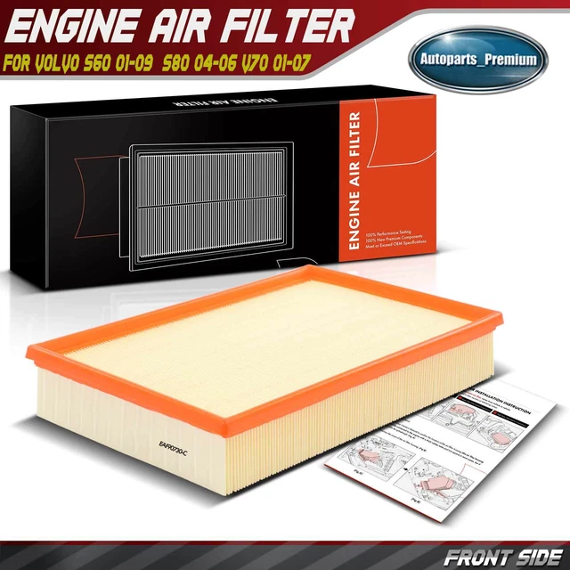 NEW FRONT ENGINE Air Filter for Volvo S60 0109 S80 0406 V70 0107