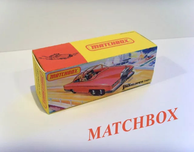 MATCHBOX - LADY PENELOPE'S FAB 1 -  Custom display box only.