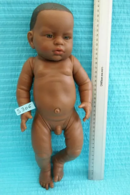 Berenguer - Poupon Newborn nouveau né sexué garçon tenue bleue 38 cm