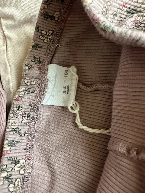 girls bundle trousers leggjngs zara next age 3-4 floral cord 7