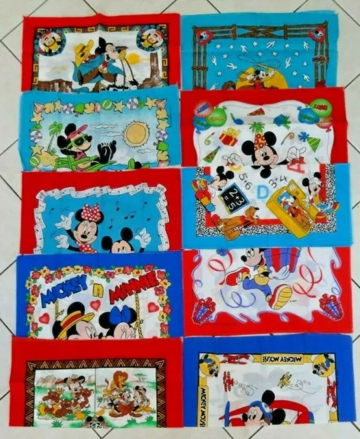 DISNEY MICKEY MOUSE 22x22 LARGE MINNIE BANDANA HANDKERCHIEF SCARF NEW USA