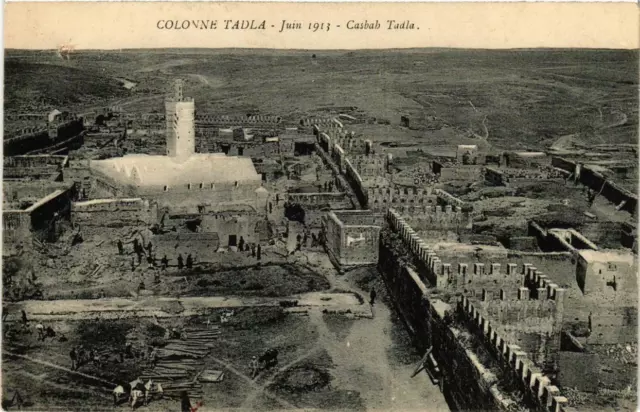 CPA AK MAROC Colonne TADLA Casbah TADLA (688325)