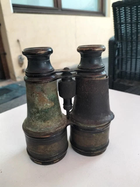 Ancienne Paire De Jumelles 8x40 WEBER, Corps Métal Vintage Rétro Made in Germany