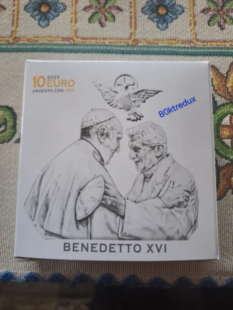10 Euro AG AU 2023 Benedetto Benedikt XVI VATICANO VATIKAN VATICAN PP BE PROOF