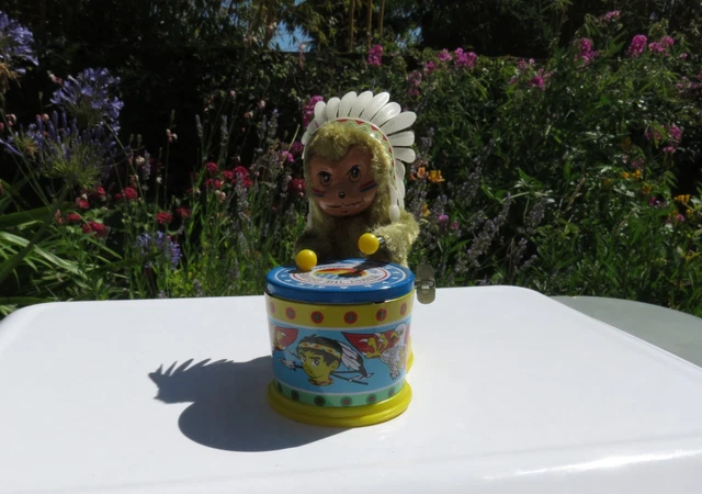 CLOWN AUTOMATE JAPONAIS jouant du tambour EUR 80,00 - FR