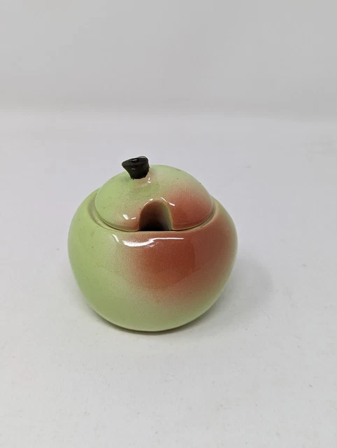 Small Apple Shaped Mustard Pot