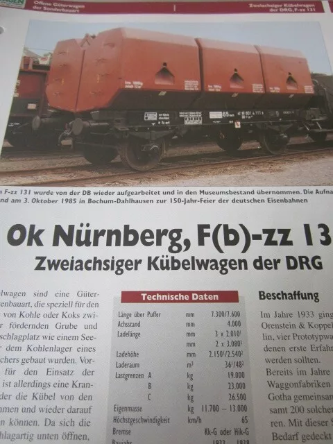 Eisenbahnwagen Archiv mit Risszeichnung 5.1 Ok Nürnberg Kübelwagen DRG 4S