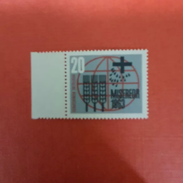 Briefmarken BRD Bund 1963, Mi. 391, Misereor, postfrisch