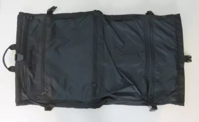 Tumi Garment Bag Black Ballistic Nylon Bi-Fold Carry-On Suit 23" x 20" 3