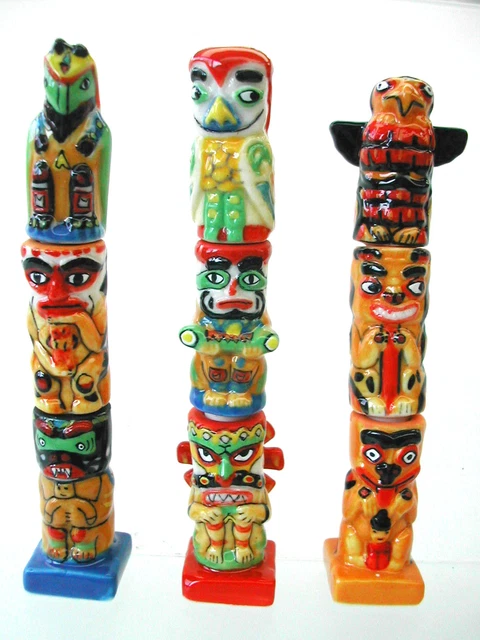 Fève Vintage Porcelaine - Collection Totems - Figurine Pour Galette Des Rois