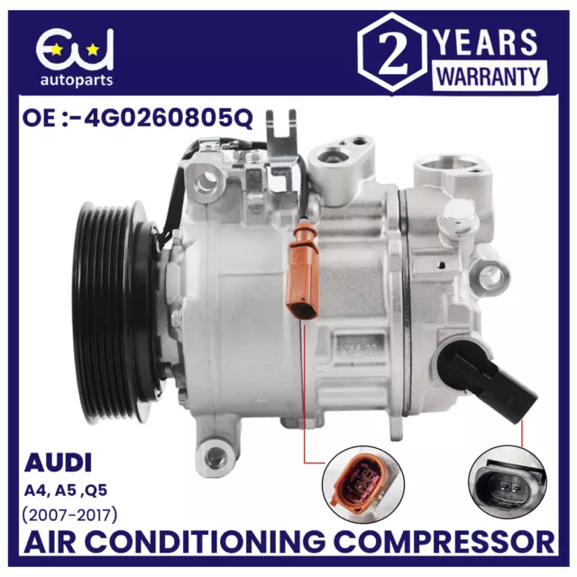 Air Con Ac Compressor Pump For Audi A4 A5 A6 Q5 2.0 Tdi Porsche Macan 2.0 Petrol