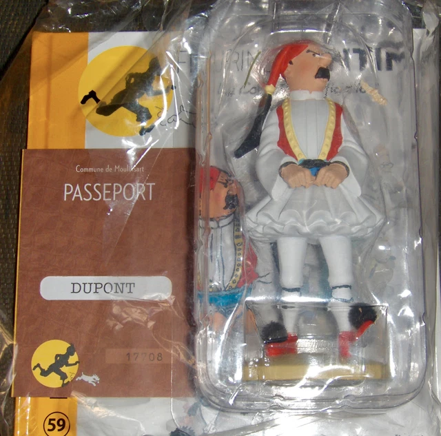 TINTIN DUPOND ENGONCÉ Figurine Collection officielle n°4 État neuf EUR