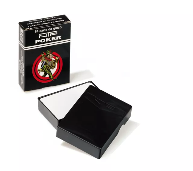 Merchandising NTP: Carte Da Gioco Poker Bianco Pvc