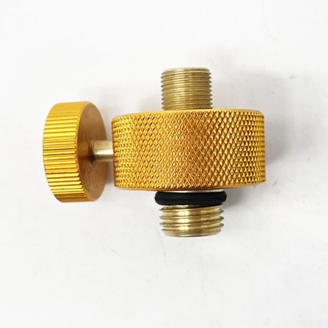 Adapter Air Tank Converter Flüssiggasflasche Kupfer+Aluminium-Legierung
