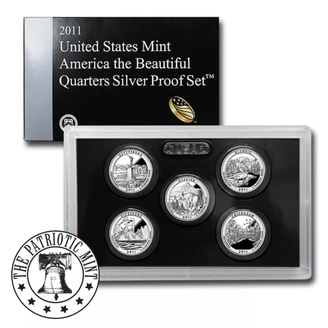 2011-S Silver Quarter ATB Proof Set (OGP/COA)