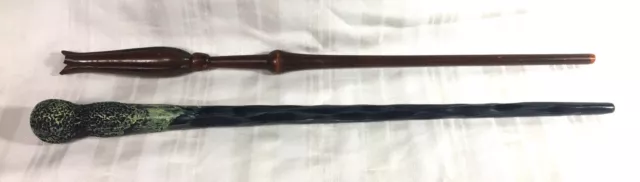 Harry Potter Wands, HP 7, Part 2 & Luna Lovegood, Famous Wand. 2 FOR PRICE OF 1 2