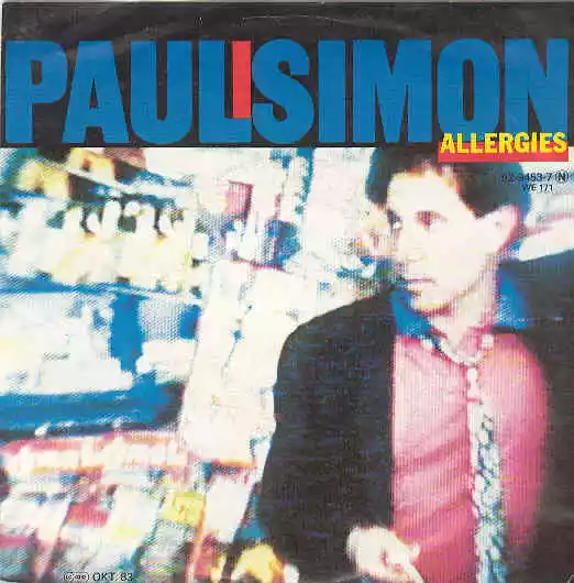 Paul Simon - Allergies German Single 1983