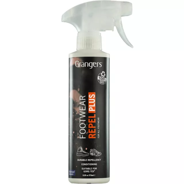 Grangers Footwear Repel Plus Spray-On Waterproofing Treatment Spray - 275ml