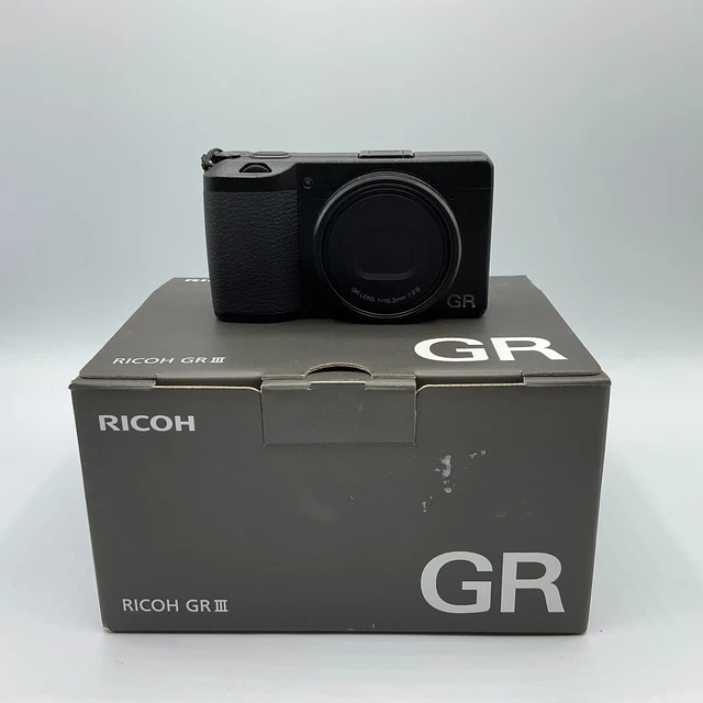 Ricoh GR III 24MP Digital Compact Camera Black Tested Working