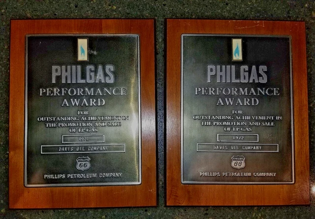 Phillips 66 Oil Co Appreciation Plaque Philgas