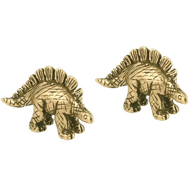 Pince à Cravate Vintage DINOSAURE SPINOSAURE – Doré Et Argenté