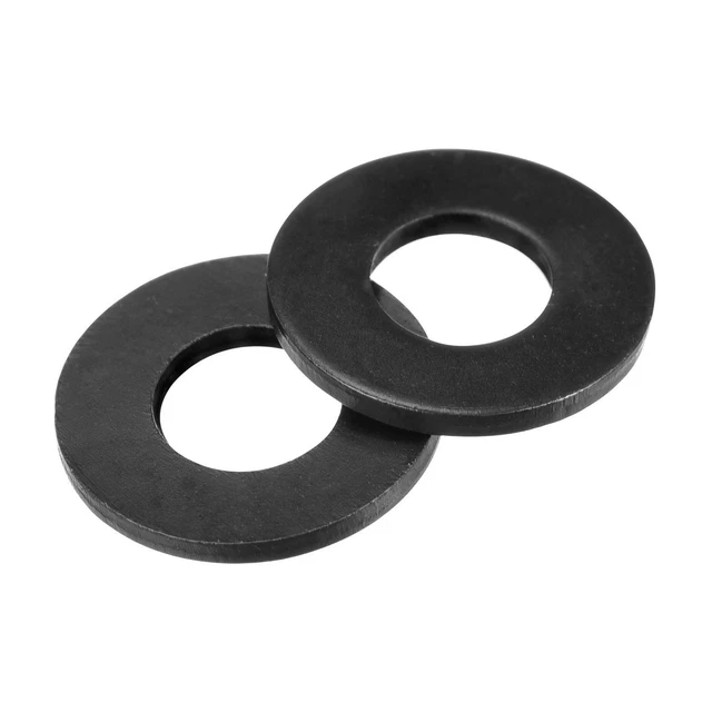 50pcs 1/4-Inch Flat Washer Alloy Steel Black Oxide Finish