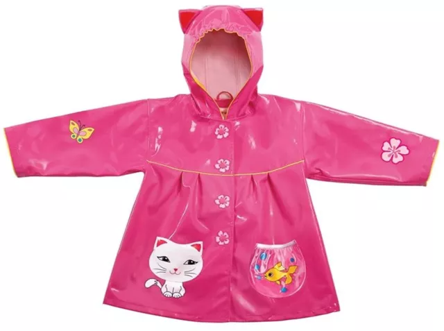 Kidorable Lucky Cat Rain Coat Age  2 Years