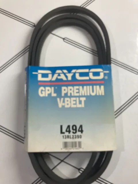 DAYCO GPL PREMIUM V-BELT L494 or  13RL2390 NOS Made in the USA