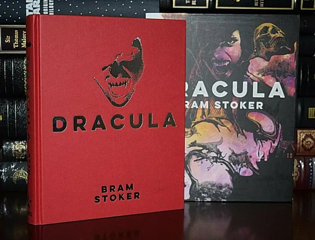 New Dracula by Bram Stoker Horror Illustrated Hardcover Collectible Slipcase