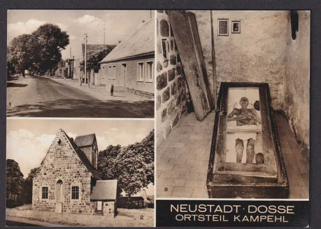 Ansichtskarte Neustadt Dosse Brandenburg Ortsteil Kampehl Wehrkirche