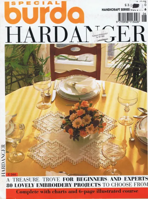 SPECIAL EDITION Burda HARDANGER  Magazine Vol 3 No 6 * 80 pattern projects