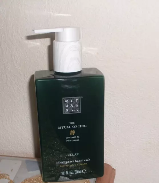 Rituals Precious Amber 300 ml jabón líquido lavado a mano NUEVO RIZUAL OF JING verde