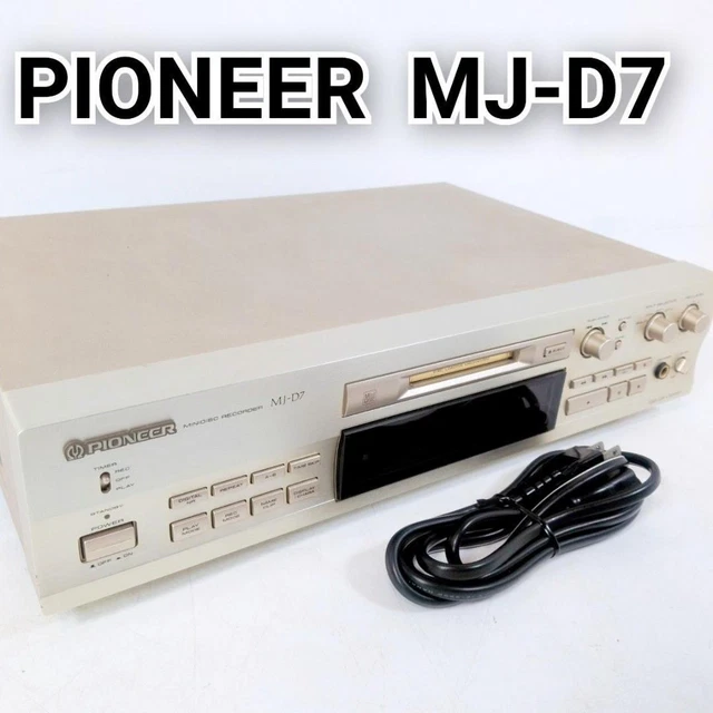 PIONEER MJ-D7 MINIDISC MD Recorder Deck Hi-Fi Audio Player Used