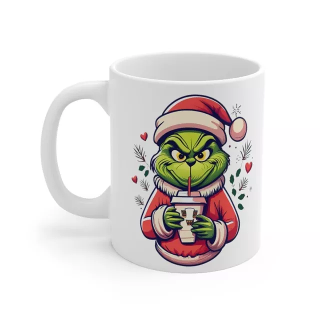 Navidad 2024, regalo perfecto, taza de café Grinch 11 fl.oz