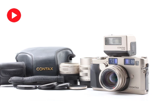 【N MINT w/ Case】 CONTAX G2 Film + Camera 28mm 45mm 90mm Lens TLA200 From JAPAN